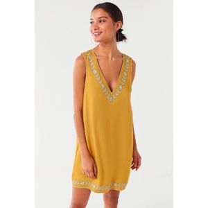 Urban Outfitters Valencia Embroidered Shift Dress